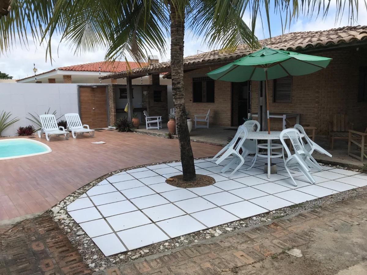 Casa de Veraneio, com piscina, churrasqueira, área de lazer, três suites com ar condicionado a 100m da praia, na Barra de São Miguel-AL Exterior foto